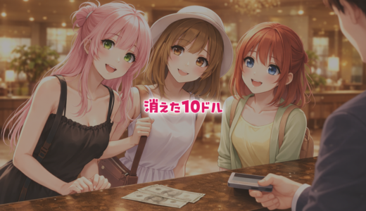 【数学クイズ】消えた10ドル